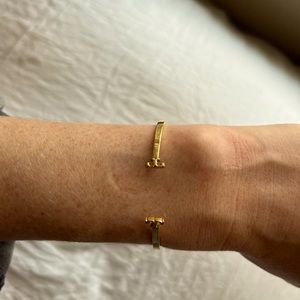 Tory Burch T cuff bracelet